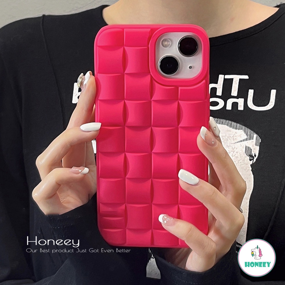 Soft Case TPU Matte Motif Mawar Merah 3D Cover IPhone 14 13 12 11 Pro Max X XS XR 8 7 Plus