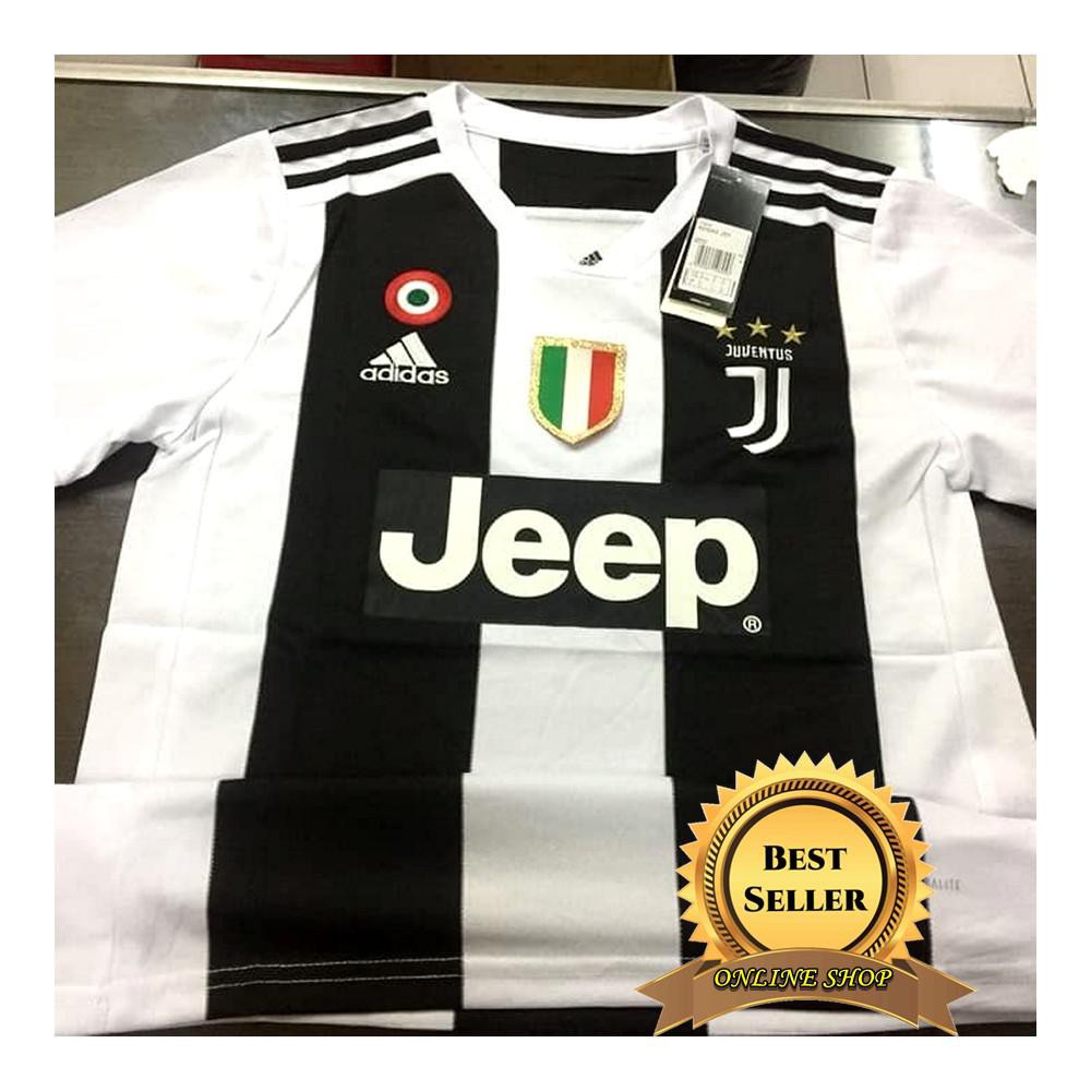 TERBARU JERSEY BAJU KAOS JUVE JUVENTUS HOME 18/19 GRADE ORI FULL PATCH COPA 