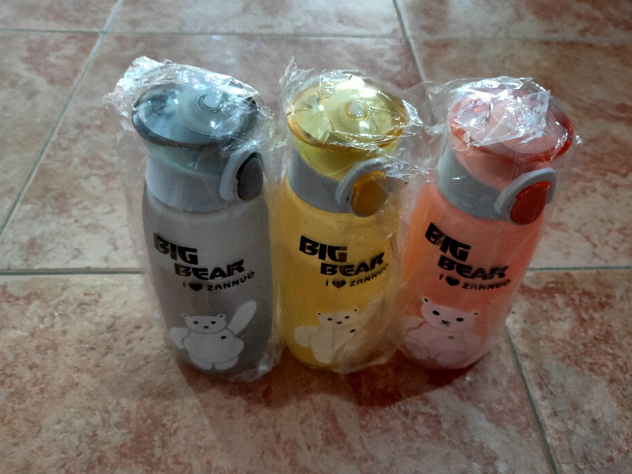 Botol Minum Karakter Big Bear 500ml - Botol Air 500ml - Palapa