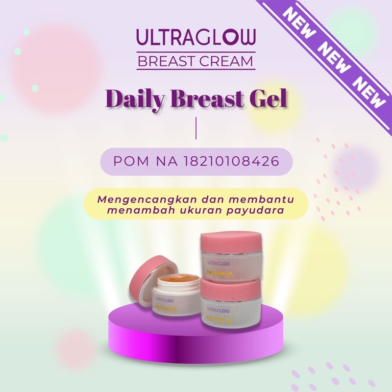 ULTRAGLOW DAILY BREAST GEL (LOW BUDGET) BY WINNY PUTRI LUBIS PENGENCANG PAYUDARA PEMBESAR PAYUDARA