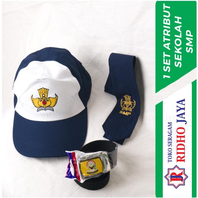 TERBARU SERAGAM SEKOLAH/ TOPI SMP/ TOPI CETREK /GESPER/DASI ATRIBUT 1 SET SMP/SERAGAM SEKOLAH SD/SER