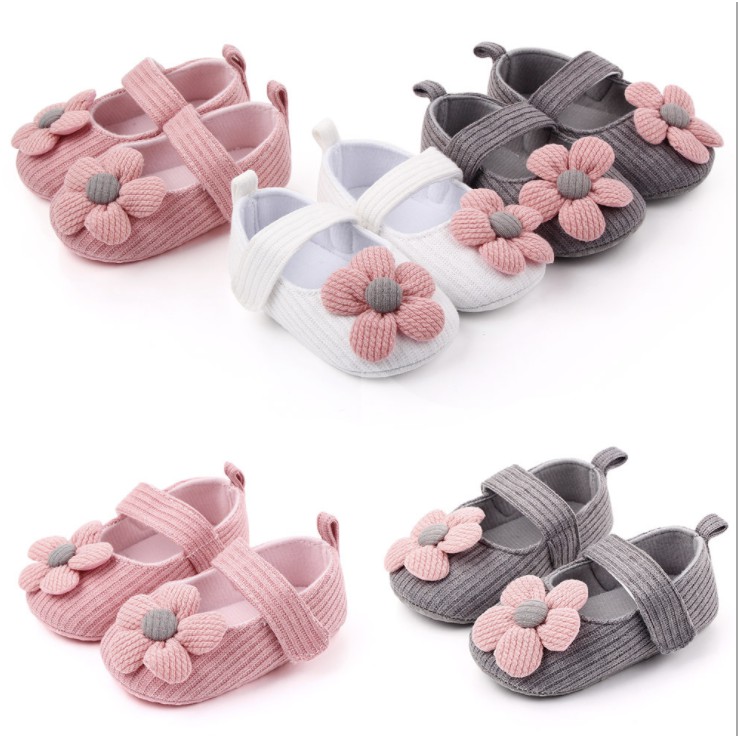 babyfit [0-18m] sepatu prewalker KNIT ROSE sepatu anak bayi import mb-0830r