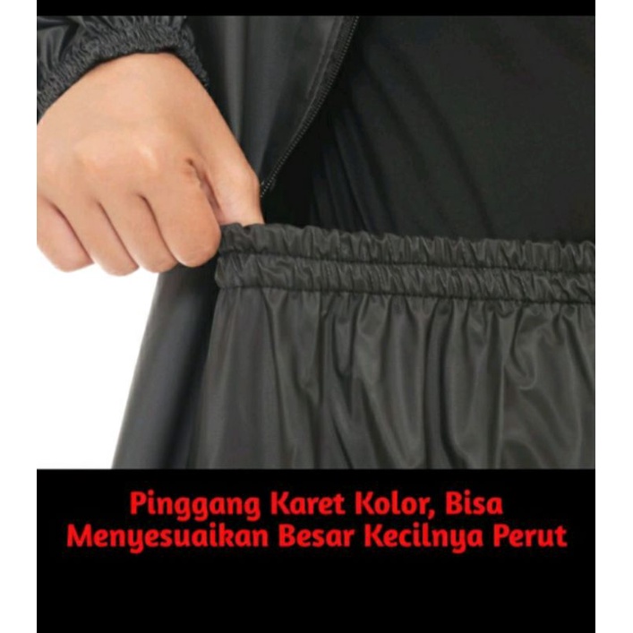 Jas Hujan GNA Bahan PVC 0,25 Tebal Berkualitas,Raincoat Pria Wanita Dewasa Stelan Celana Best Quality