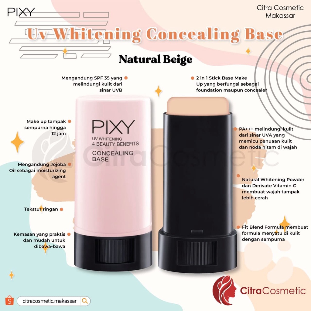 Pixy Uv Whitening Concealing Base 9 Gr