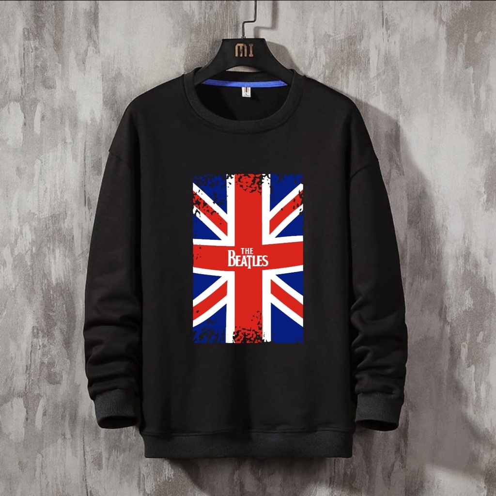 COD/ARPIOSSHOP - BAJU BEATLES - SWEATSHIRT PRIA/WANITA  KEREN MODEL KEKINIAN