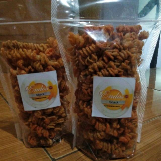 

Cemilan sehat/cemilan gurih/cemilan ulir (mie)
