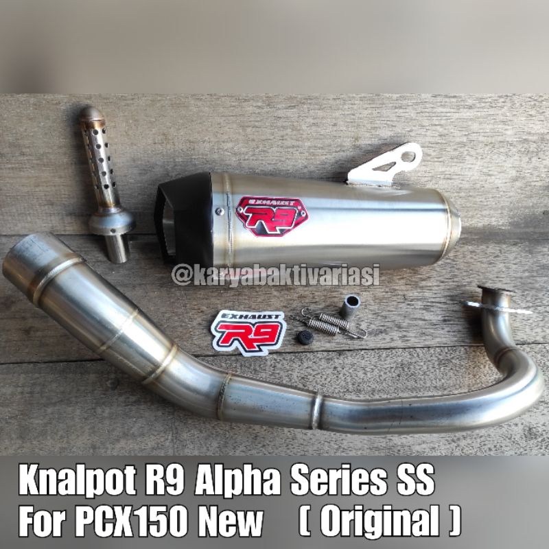 Knalpot R9 Alpha Series PCX160 New
