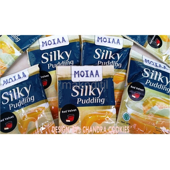 

MOIAA Silky Pudding|100 gram|Bubuk Puding Botol| Toko Chandra Cookies