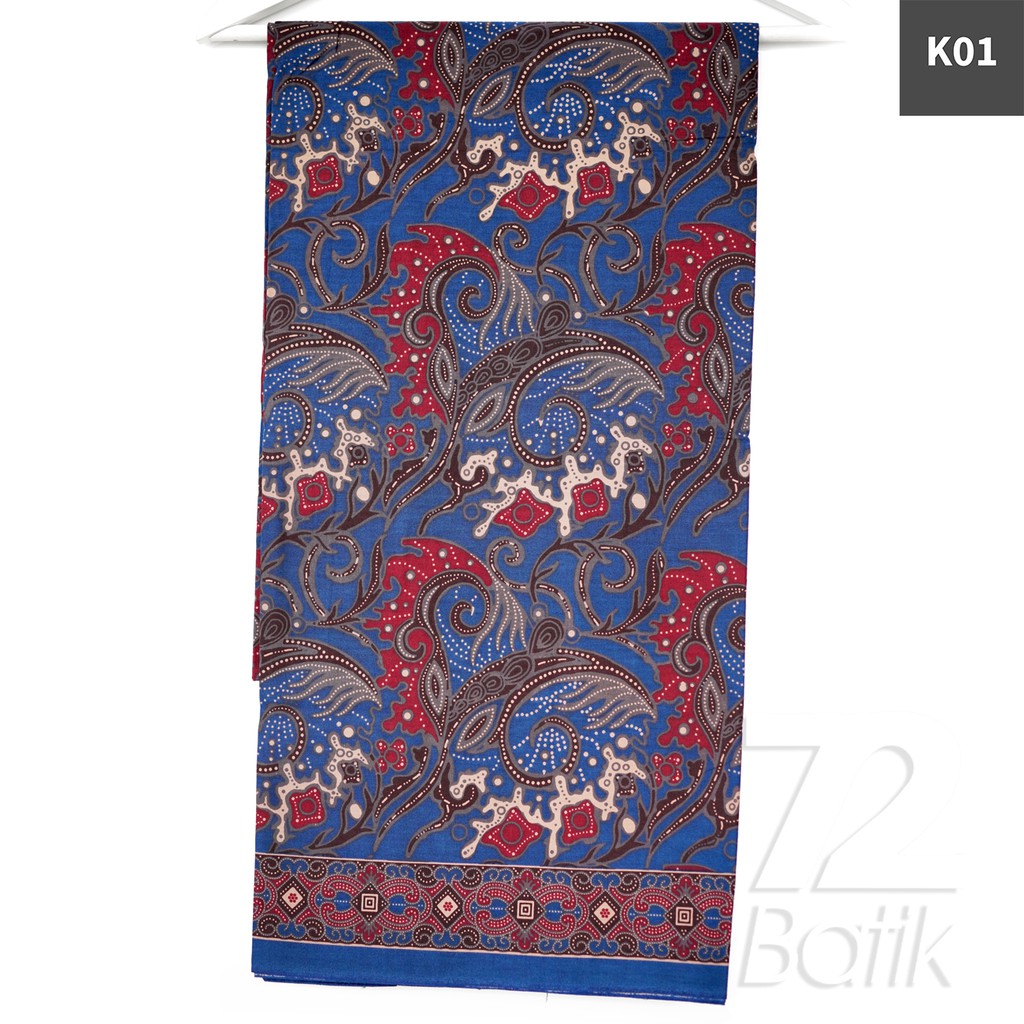 KAIN BATIK PREMIUM Bahan Katun Motif Cakar Warna Hitam Ireng Black 727371 Cap 72 Jarik Jarit Samping Kebat Panjang Batik Katun Modern Premium Bahan Seragam Batik Pernikahan Kantor Keluarga Murah Kamen Jadi Batik Bali Lembaran