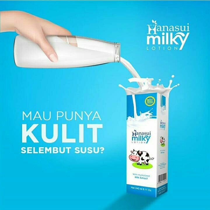 NEW HANASUI HAND BODY LOTION MILKY