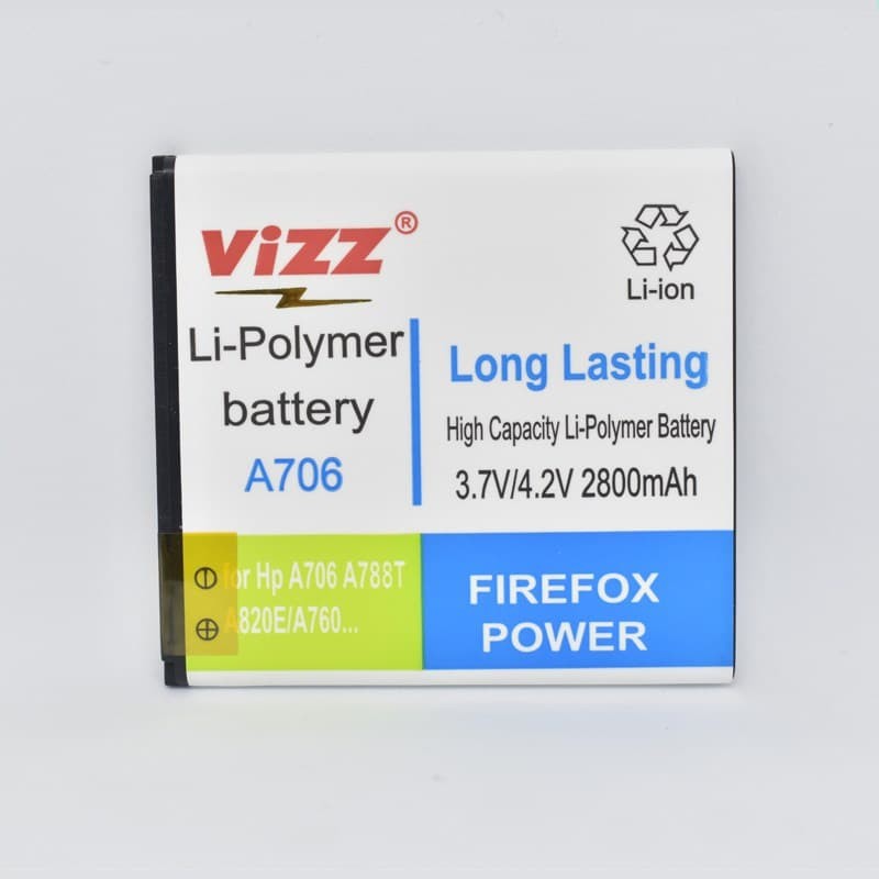 BATERAI ORIGINAL VIZZ DOUBLE POWER A706 / A760 / A516 / A820 / A738