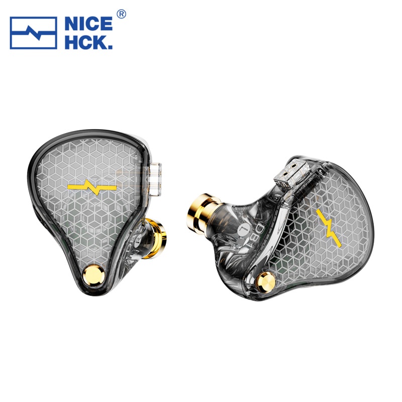 NiceHCK DB1 HIFI Music In Ear Earphone 10mm Dynamic Driver DJ Running Sport IEM Audiophile Earbud Studio Earplug 2Pin Detachable