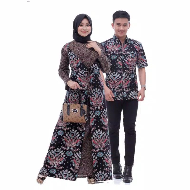 Gamis Batik Manggar,padi,sekar,daun,kupu,kubis