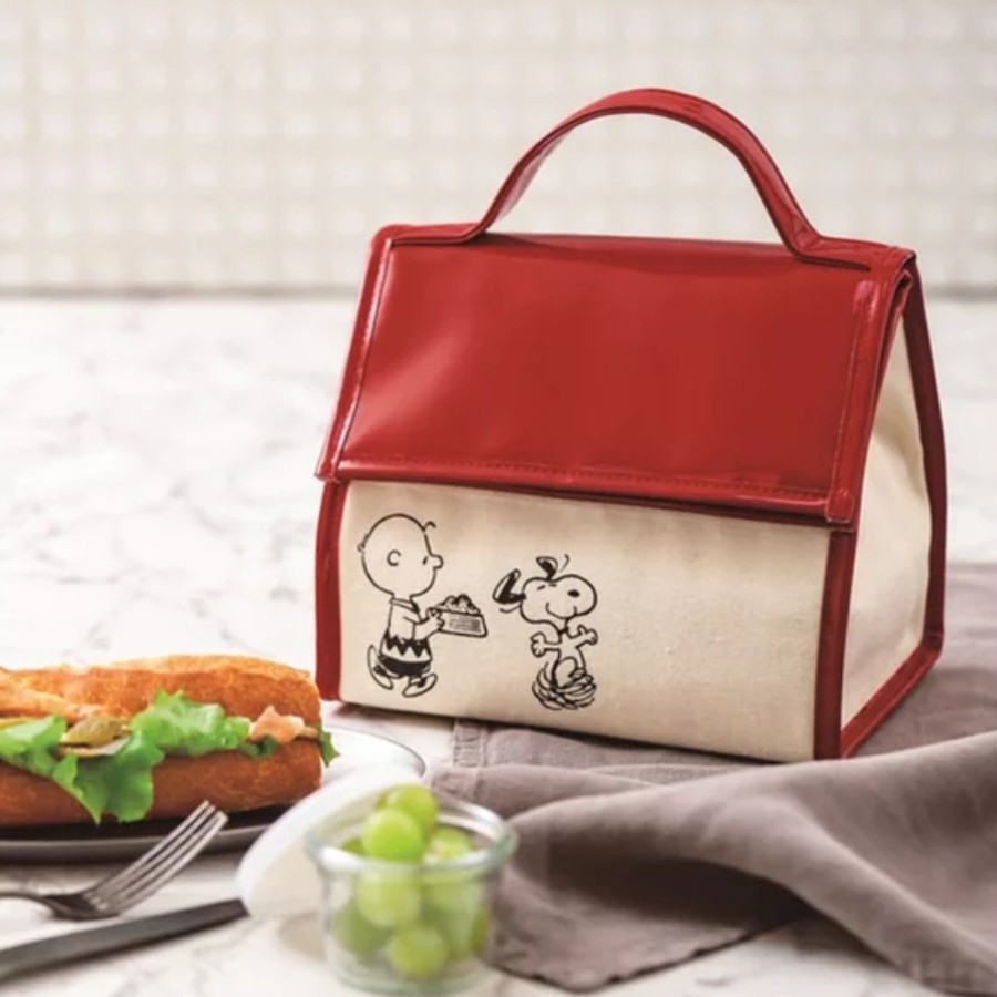 Tas bekal anak snoopy Snoopy house bag thermal lunch bag anak snoopy