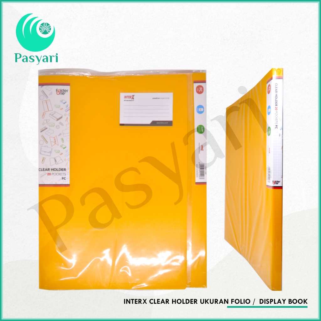 

Interx Clear Holder ukuran folio / Display Book