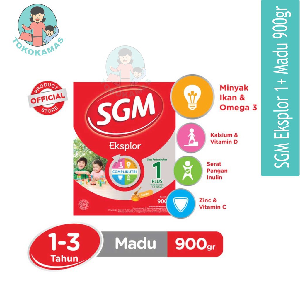 SGM Eksplor 1 plus Madu 900gr | Shopee Indonesia