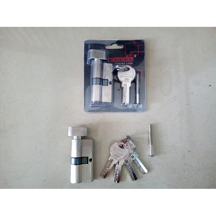 Slinder Silinder Kunci Pintu Besar 60mm KNOB Putar Dalam Model Belmondo