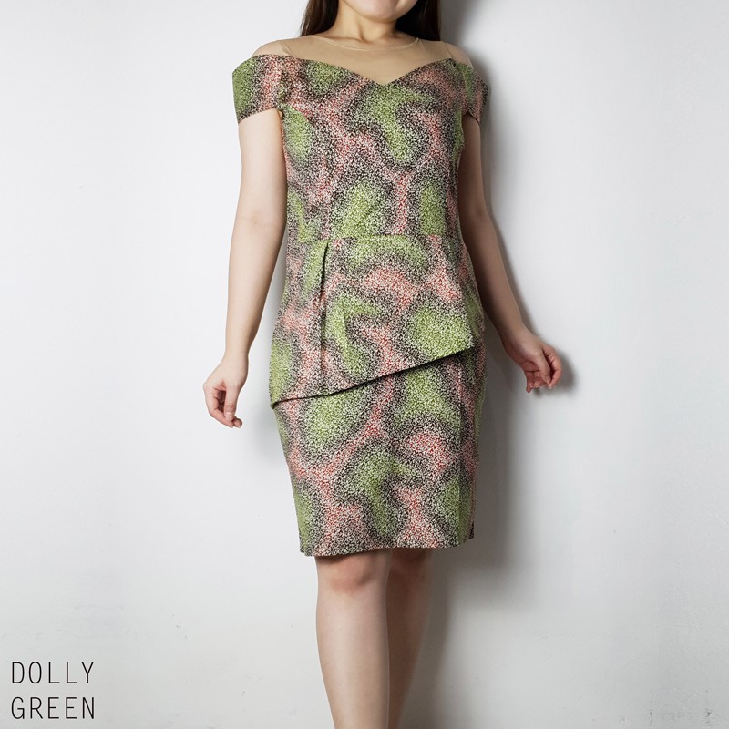 DOLLY DRESS - Dress Batik Wanita Terusan Wanita