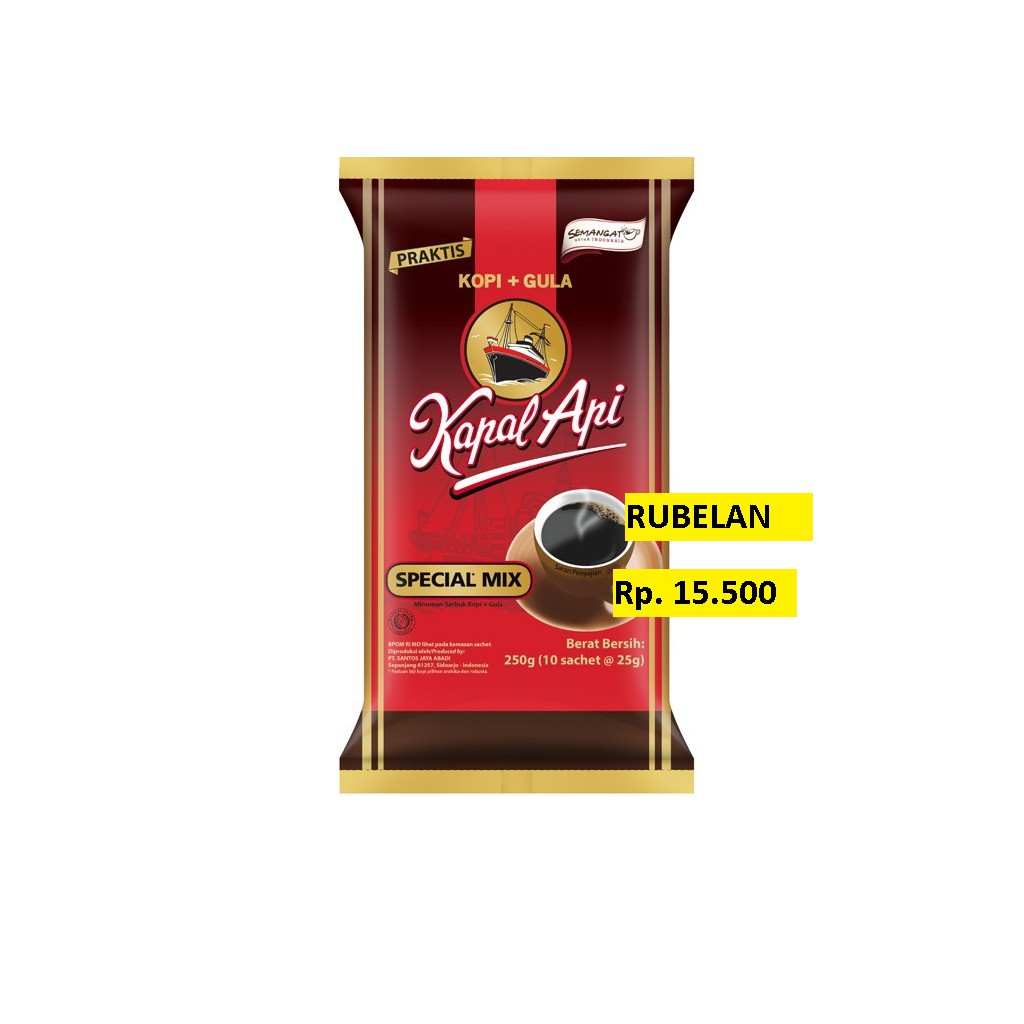 

Kapal Api special mix 10x25gr
