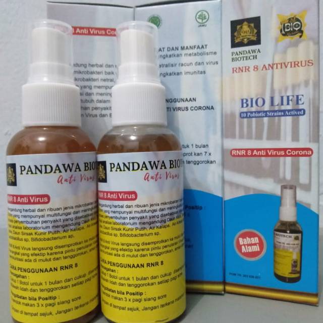 Pandawa Biotech Rnr 8 Anti Virus Corona Shopee Indonesia