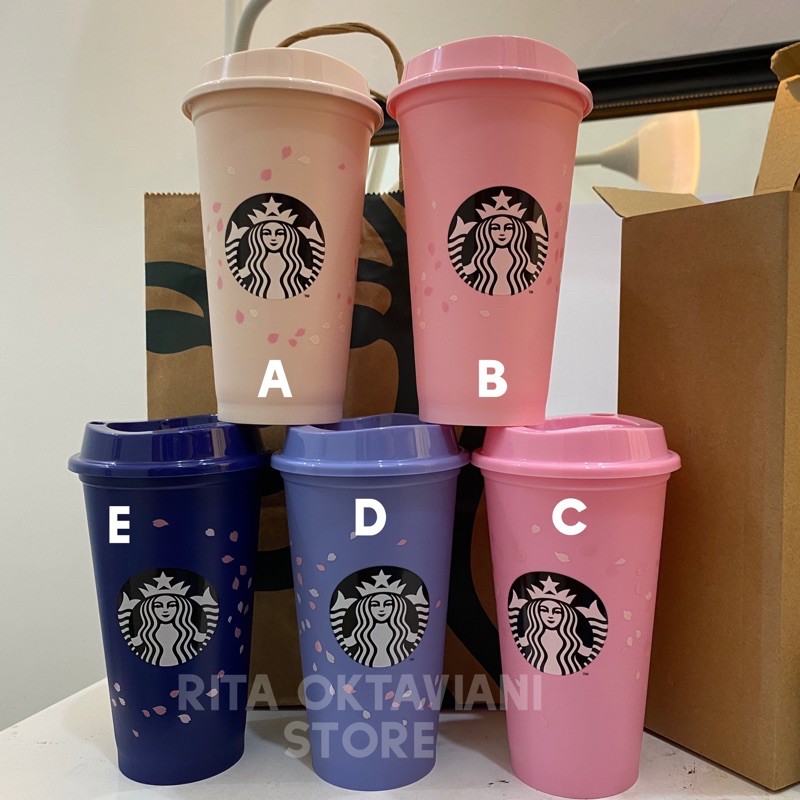 [ORIGINAL NEW] STARBUCKS SPRING BLOSSOM (REUSABLE CUP)