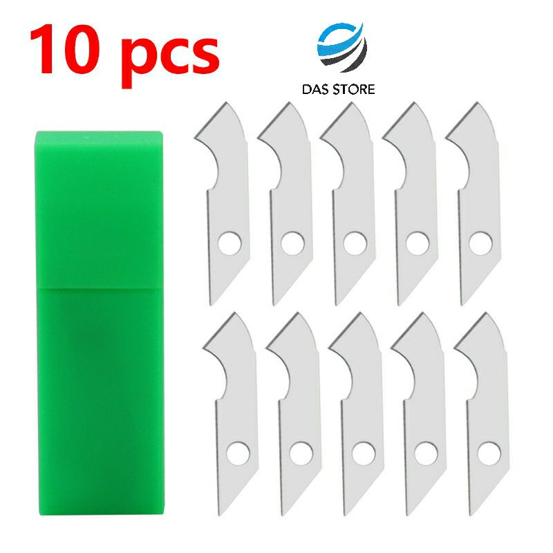 

Isi ulang Refill pisau cutter acrylic akrilik isi 10 pcs set murah berkualitas