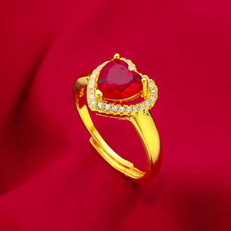 Set Kalung Anting Liontin Hati Kecil Lapis Emas Asli Kadar 375 Untuk Aksesoris Perhiasan Wanita