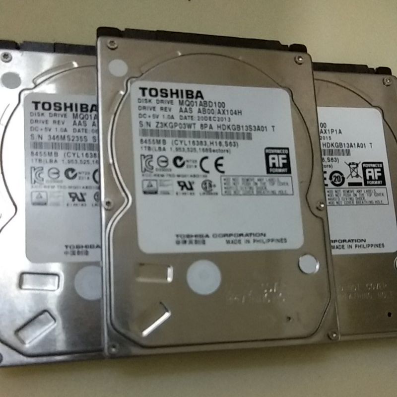 Hardisk SATA laptop 1TB mix