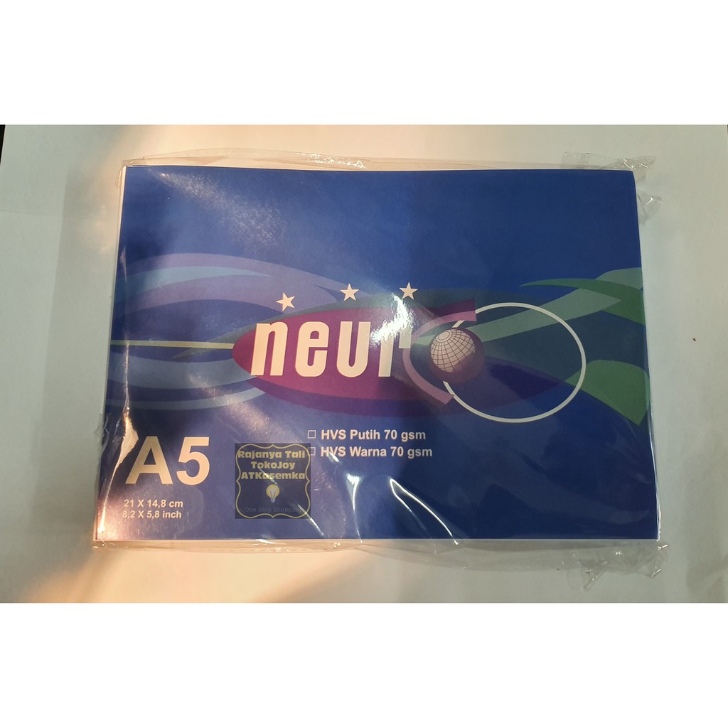

Kertas A5 HVS Putih 70Gr Neuro Perpack