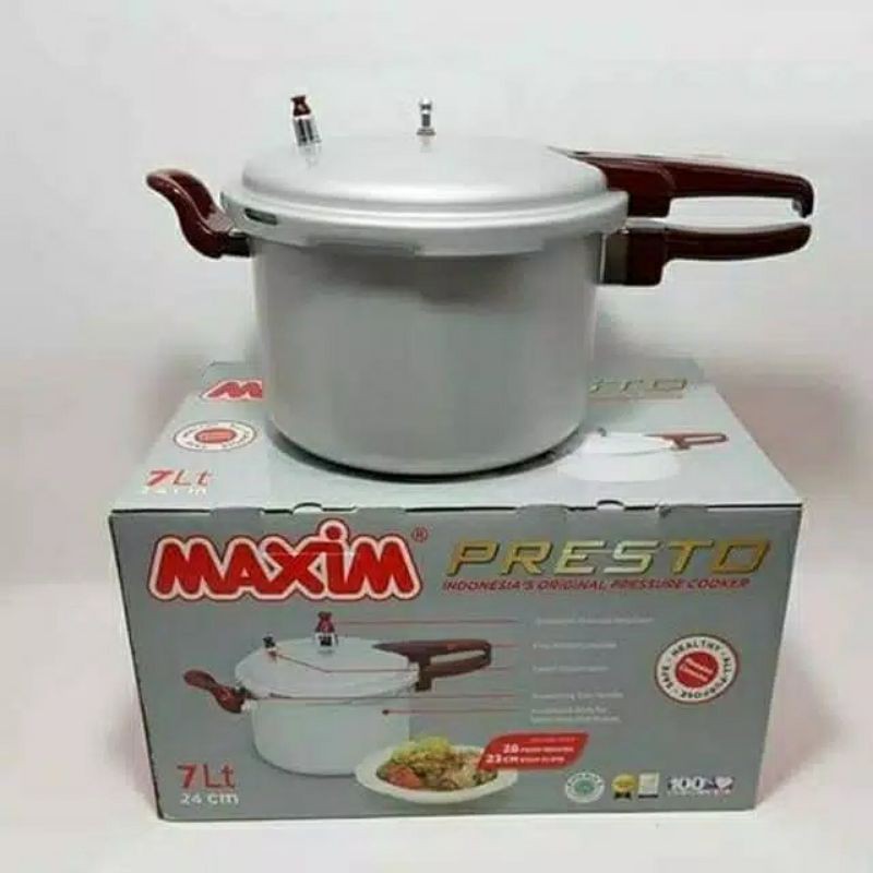 PANCI PRESTO MAXIM BERTEKANAN 7 LITER  ORIGINAL