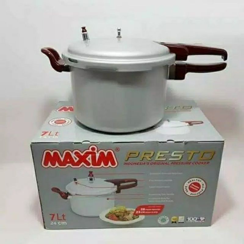 PANCI PRESTO MAXIM BERTEKANAN 7 LITER  ORIGINAL