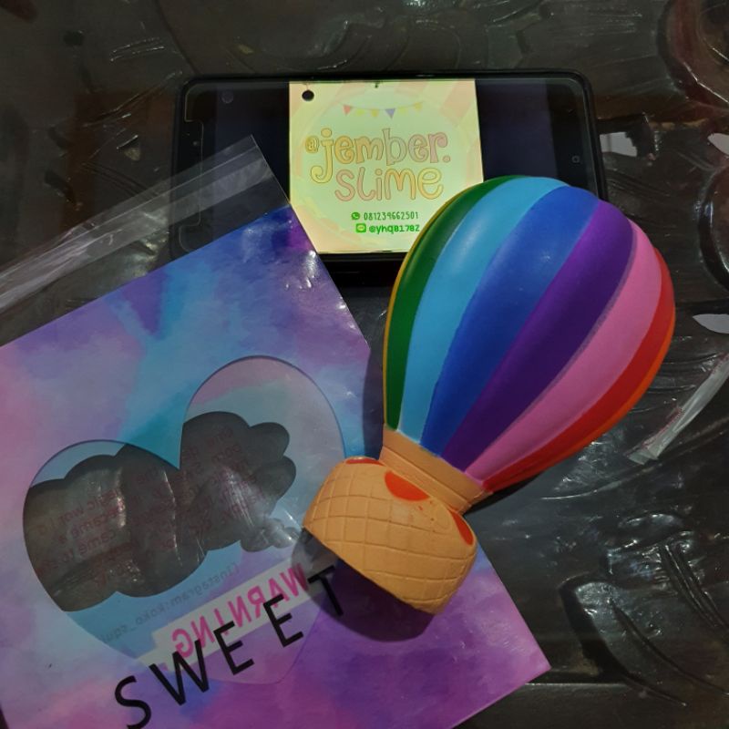 Mochi Garden Hot Air Balloon Squishy Balon Udara Murah Jember