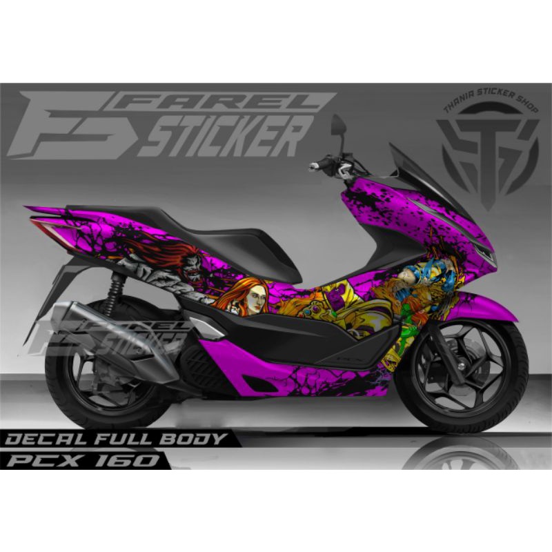Decal PCX 160 Full body Sticker Variasi PCX 160