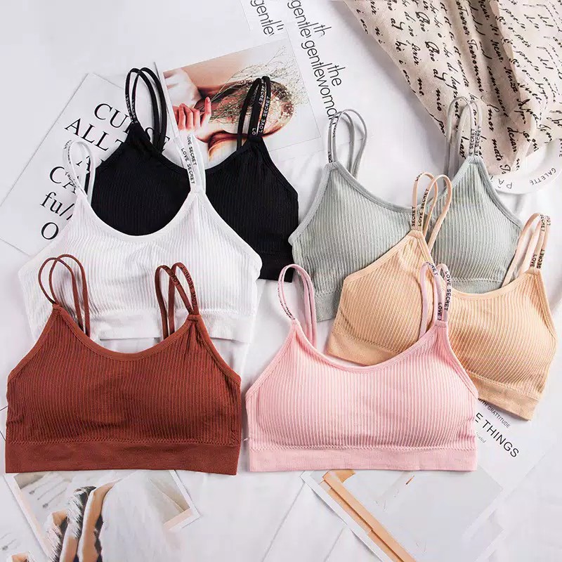 Hot Sale TN48  Fashion Bra Wanita Model Tanpa Kawat Dengan Bahan Halus Sexy