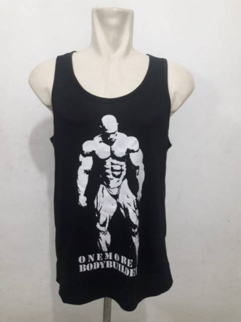 Kaos Singlet Low Cut Muscle Logo ONEMORE