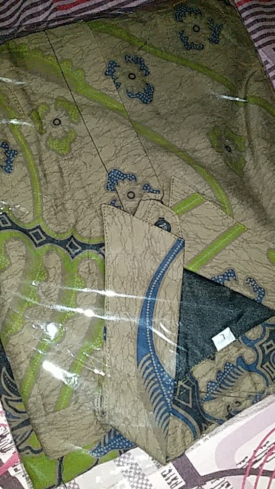 Hanung Kemeja Batik Pria Solo Full Furing Lengan Panjang Cowok Atasan Premium Modern Kanaya Florist