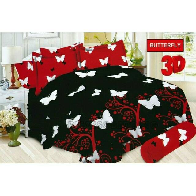 Badcover Bonita Butterfly 180x200 Shopee Indonesia