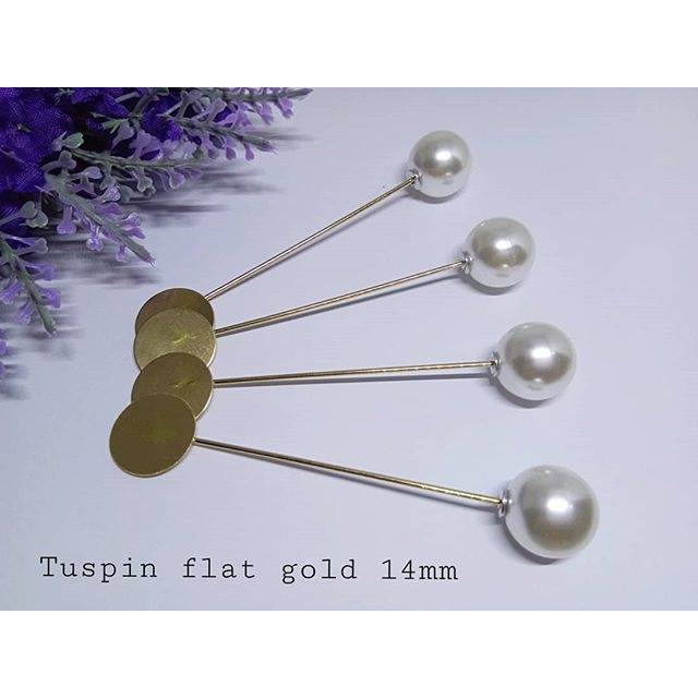 Tuspin flat gold 14mm