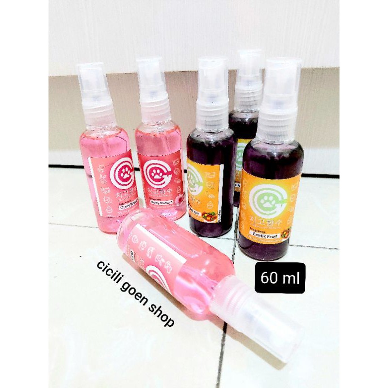 cigo Parfum anjing kucing kelinci cat dog pets 60 mL spray murah elegant cologne harum