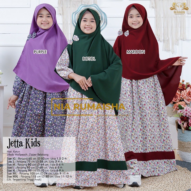 Jetta Kids by Nia Rumaisha // Gamis anak.