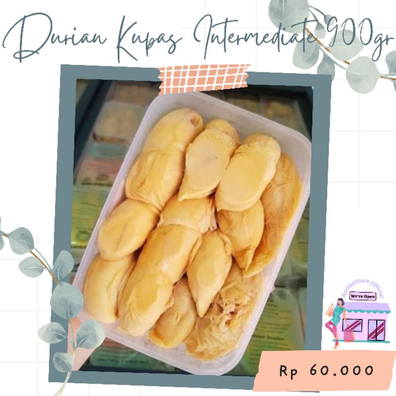 

ASO ♡ Buah Duren / Durian Kupas Deluxe +-1Kg asli Medan kualitas terbaik