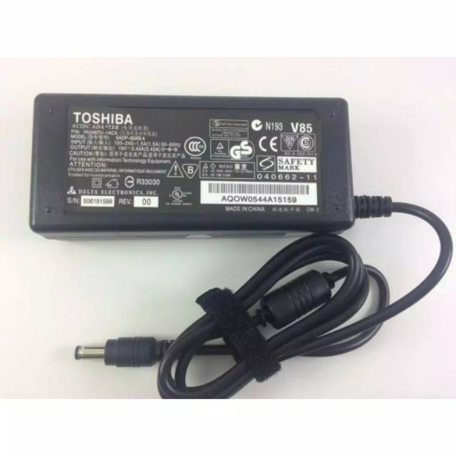 Charger Casan Laptop Toshiba NB500 NB505 NB510 NB520 T210 19V 1.58A