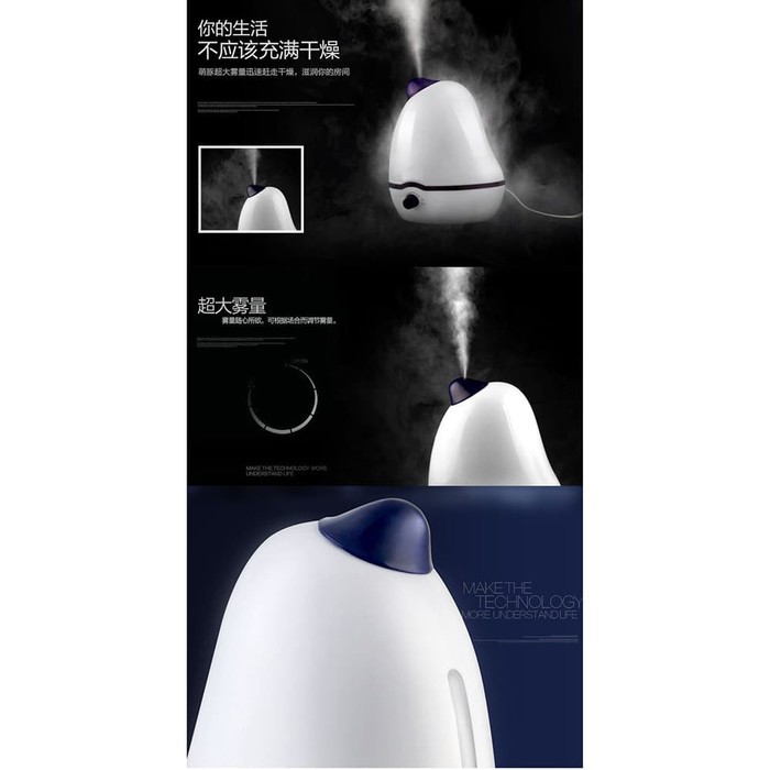 Dolphin Ultrasonic Air Humidifier Pelembab Udara 3 Liter HUMI H09