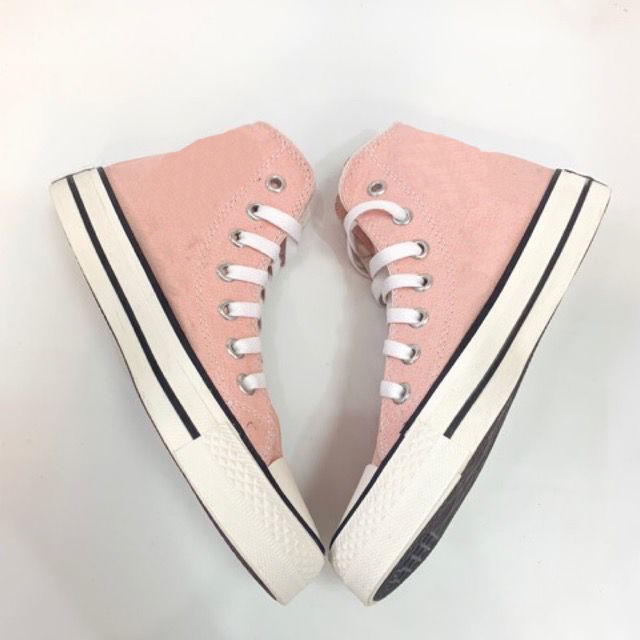 SEPATU CONVERS CLASSIC TINGGI BABY PINK / PINK MUDA | MADE IN VIETNAM I SEPATU PRIA DAN WANITA I 70'S HIGH I SEPATU CASUAL