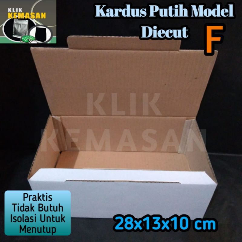 

KARDUS F PUTIH KOTAK KARTON BOX DUS SEPATU PACKING HP AKSESORIS
