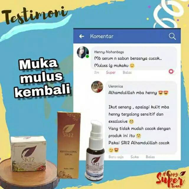 REVILATIZING SERUM SR12 / ATASI BOPENG, MATA PANDA, MENCERAHKAN