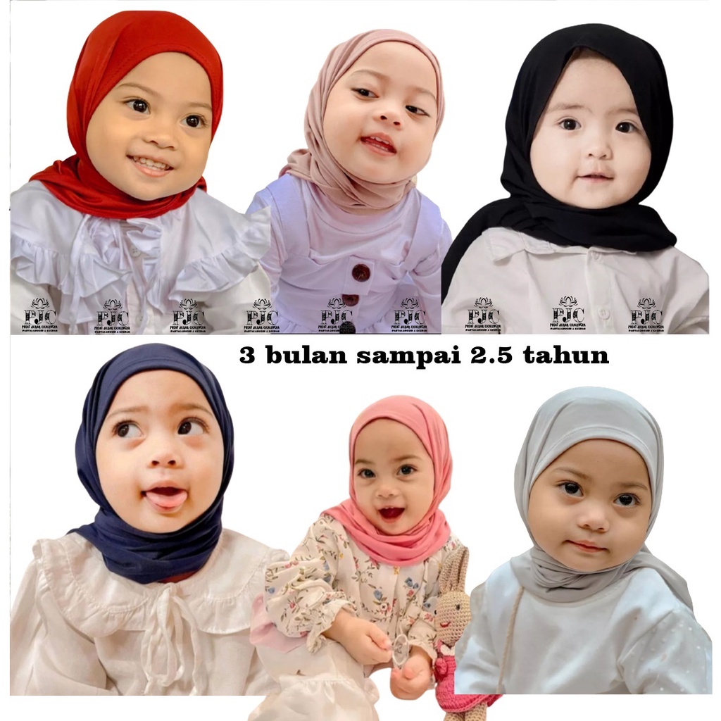 PASHMINA BAYI 3 bulan sampai 2.5 tahun jilbab anak kerudung bayi pashmina anak hijab anak krudung anak kerudung anak perempuan pashmina terlaris cod