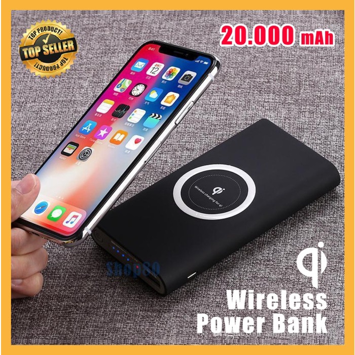 Powerbank Qi Wireless Charging 20000mah Power Bank 20000 mah Fast