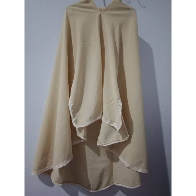 PRELOVED Jilbab syar'i ada pad cream