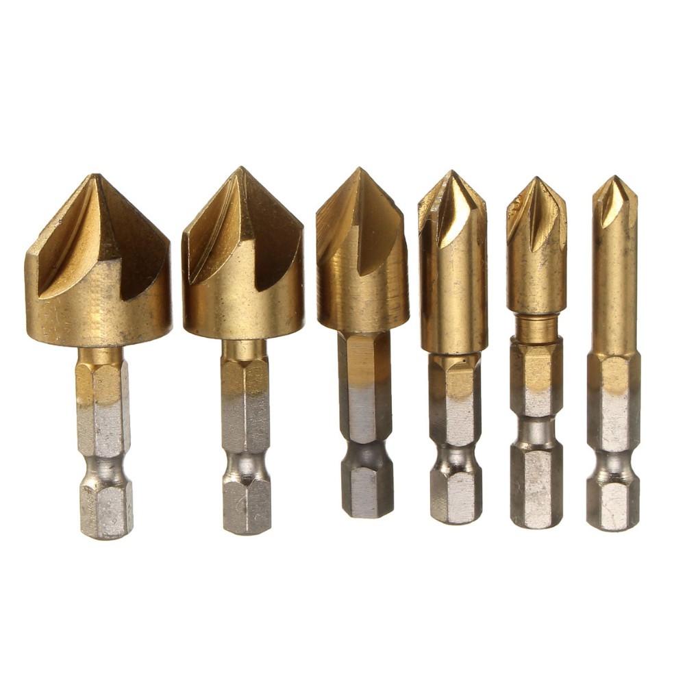 Mata bor besi kayu mata bor set 6pcs Mata bor countersink Mata mata bor obeng mata bor nachi mata bo